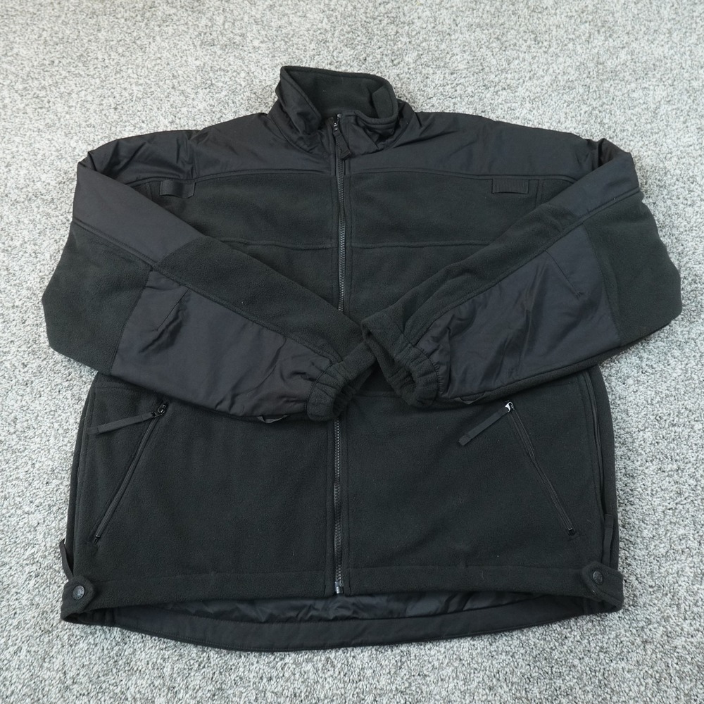 NEW 5.11 Jacket Mens L Black Fleece Full Zip Tactical Military Coat Outdoor Work